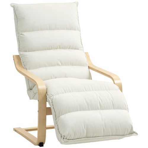 Curved wooden rocking chair - curved,