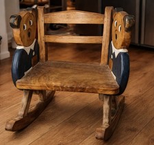 Vintage Childs Teddy Rocking