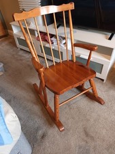Wooden rocking chair, hardly