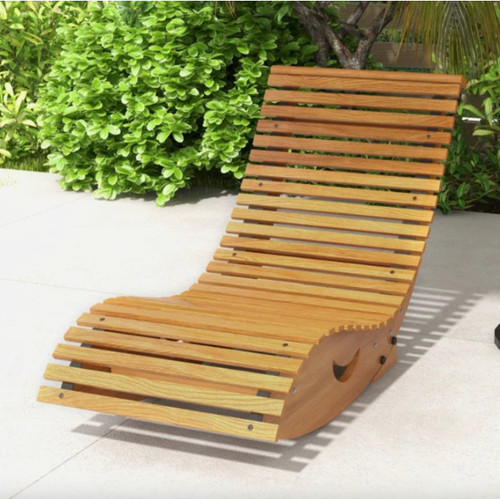 Rustic sun lounger outdoor - sun,