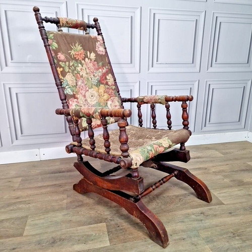 Antique american rocking chair - rocking,