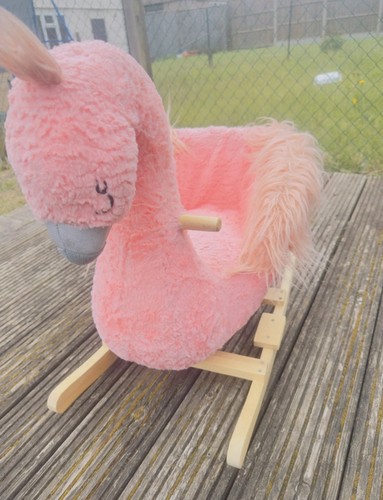 Flamingo rocking chair animal - flamingo,