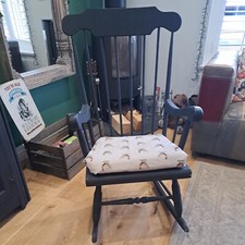 Vintage wooden rocking chair