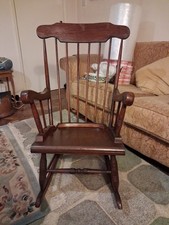 Large wooden Vintage rocking