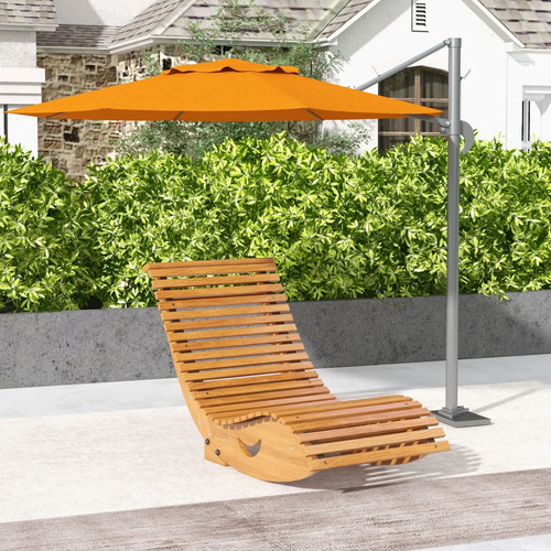 Rustic sun lounger - sun,