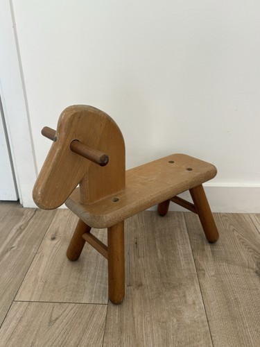 Ikea wooden rocking - rocking, horse