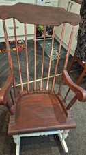 Wooden Rocking Chair.