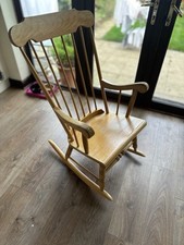 Vintage Wooden Rocking Chair